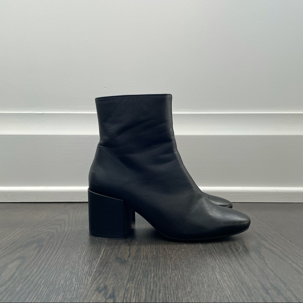 Black booties from ASOS (Wide Fit)
